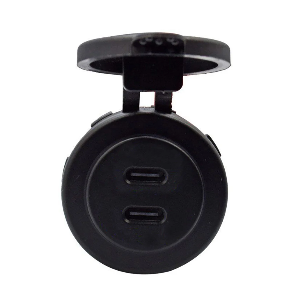 

12V 24V Dual Type-C/PD Car Charger with no led lights