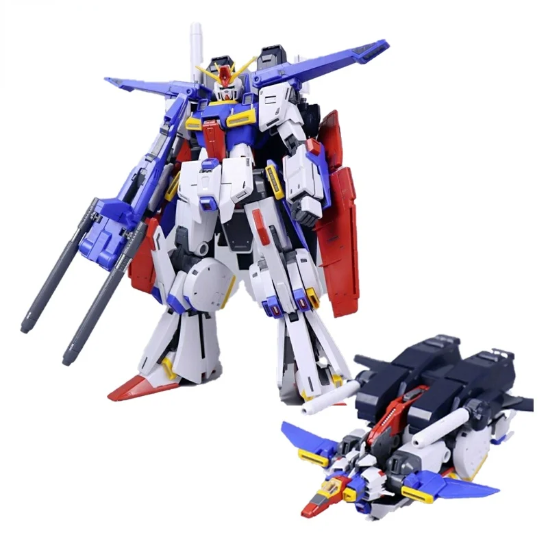 

Gundam Anime Figure MG 1/100 Ver.KA MSZ-010 ZZ Gundam Assembly Model Double Zeta Effects Action Figure Model Toys for Children