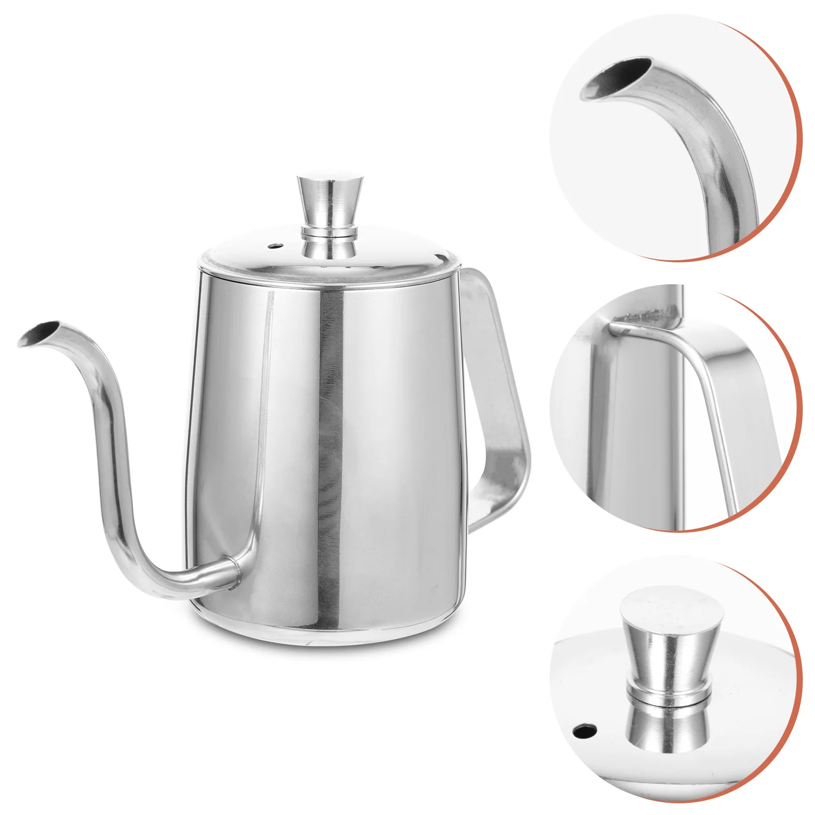 

Kettle Coffee Tea Whistling Stainless Steel Pot Water Stovetop Teapot Pitchers Pots Drip Over Maker Pour Gooseneck Drinking