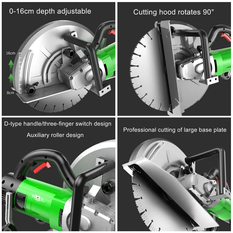 350/400 мм однокристальный долбежный станок портативный для резки стен бетонная