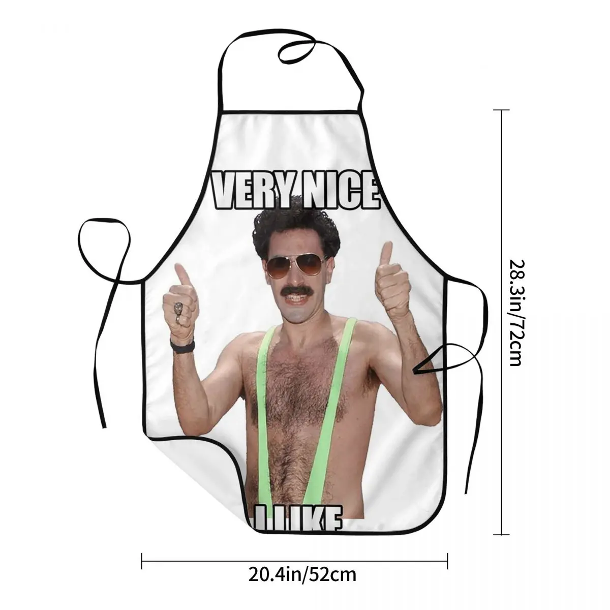 Копия Borat очень красивая мне нравится искусственная готовка фартук для выпечки