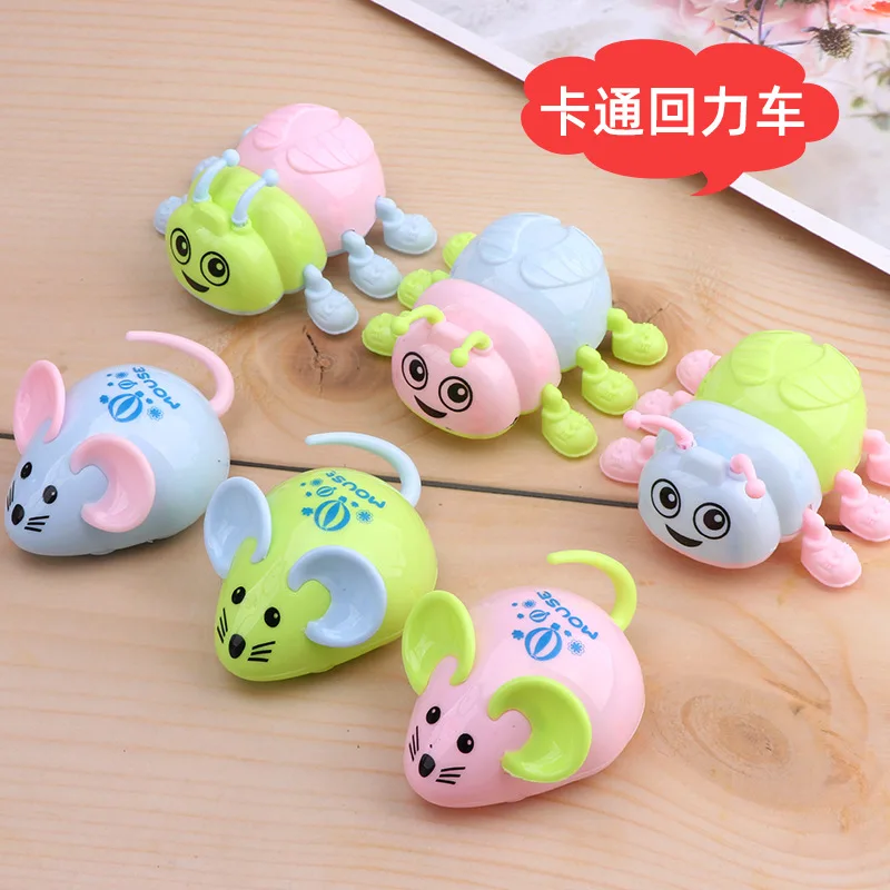 

5Pcs Cute Mice Bees Pull Back Car Treat Kids Birthday Party Favor Baby Shower Guest Gift Pinata Fillers Giveaway Finger Toy