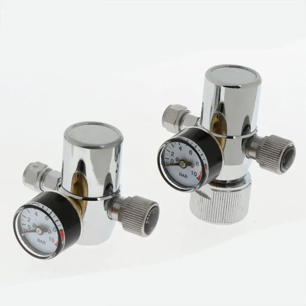 Редуктор давления O2 для аквариума Декомпрессионный клапан CO2 посадки