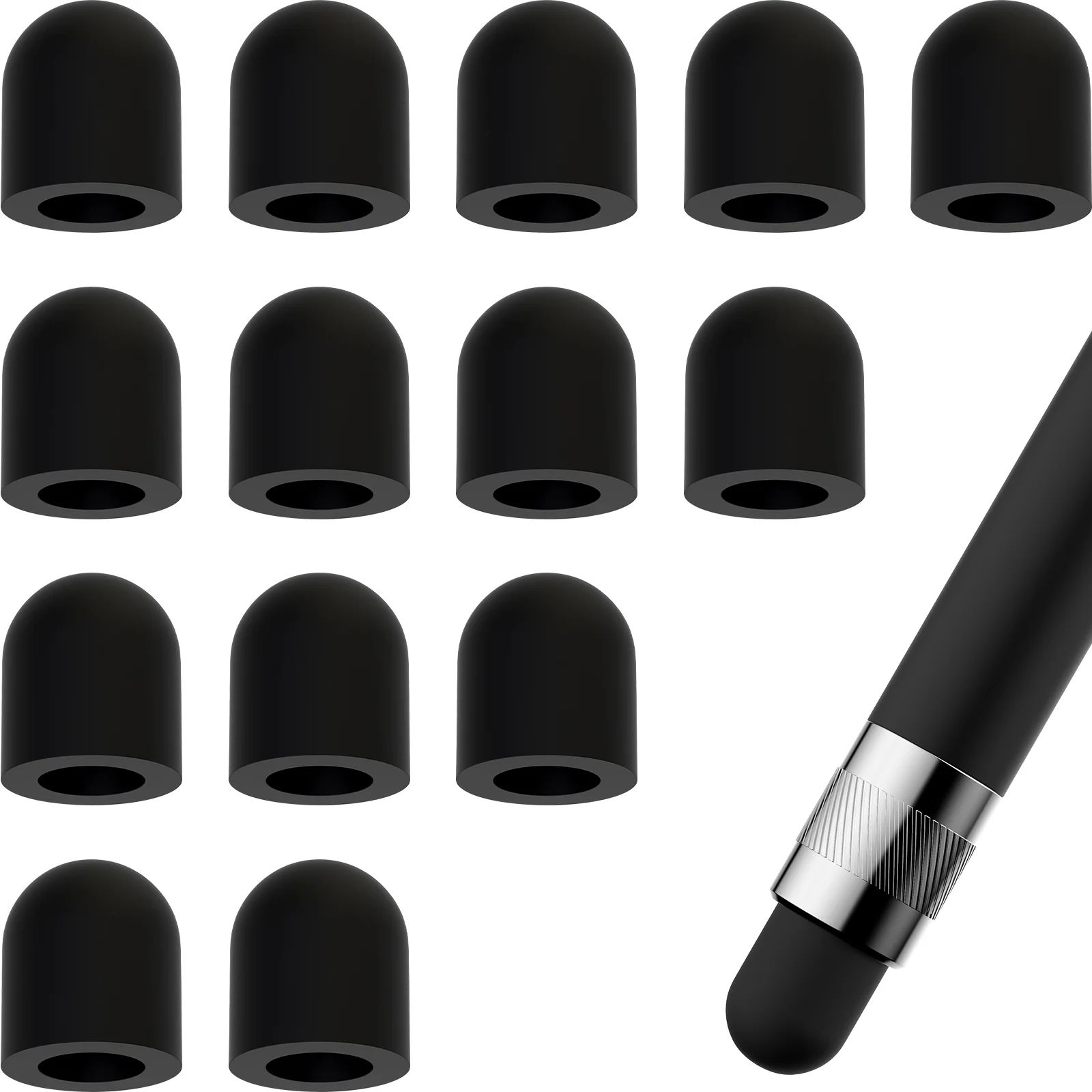 

Tips Stylus Replacement Pen Rubbertouch Caps Tip Silicone Nibs Screen Screens Pens Touchscreen Conductivecover I Pad Nib