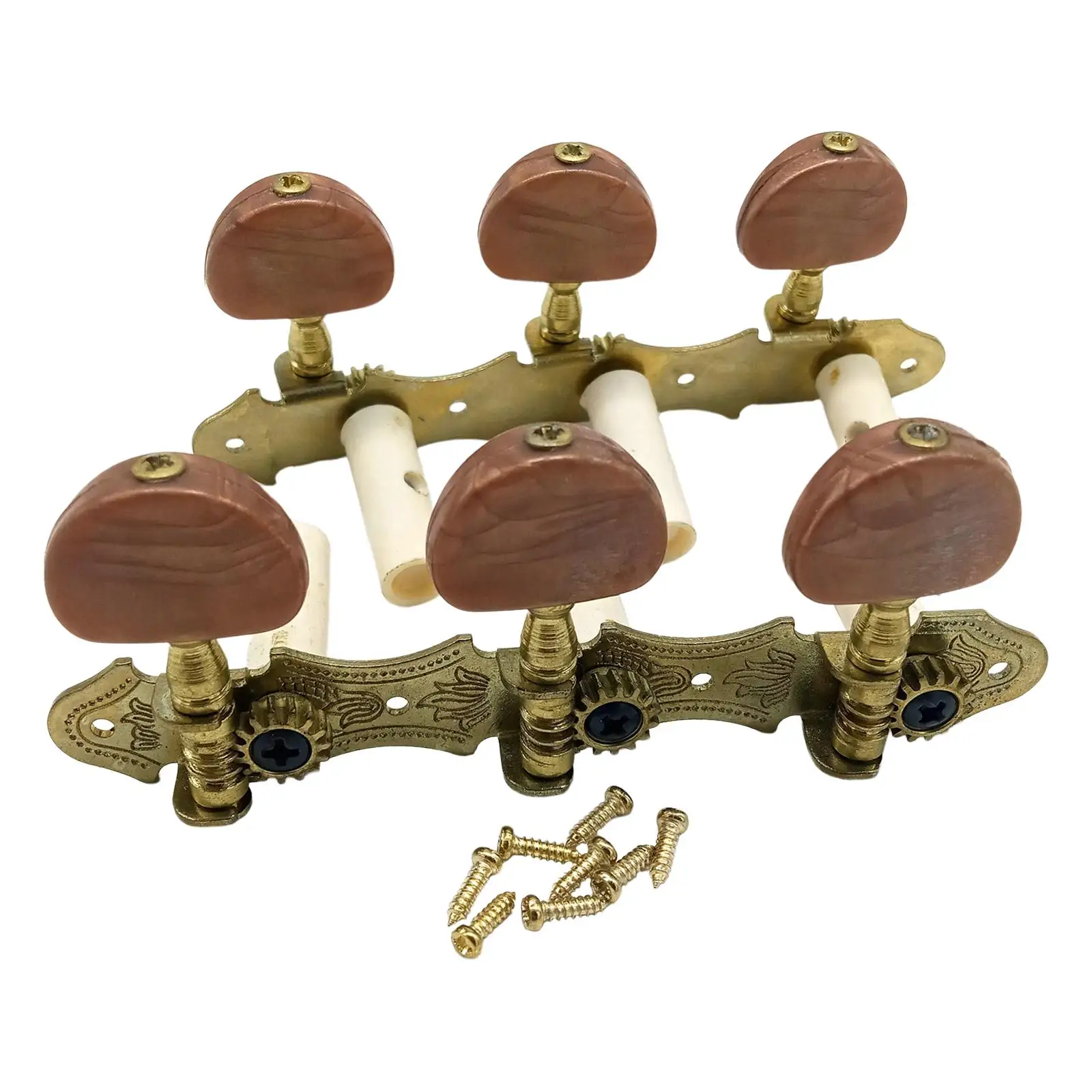 

2x String Tuning Pegs Premium Replacement Repair Kit Gold Durable Accs for Guitars