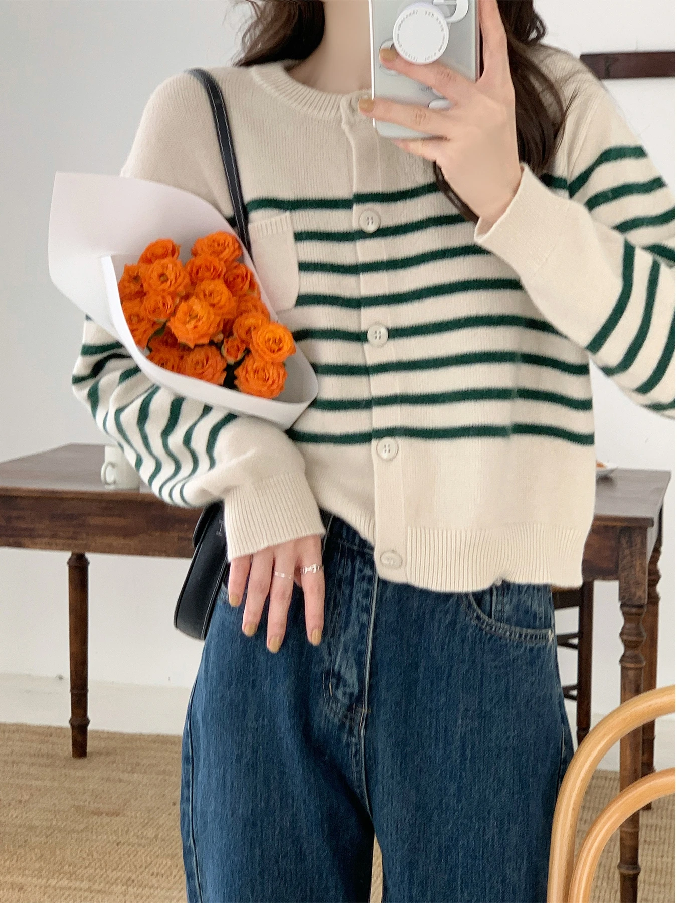 

Fall 2021 Women Clothing Oversize Womens Sweaters Autumn Vintage Loose Winter Sweater Knitted Women Cardigan Knit Button Maxi