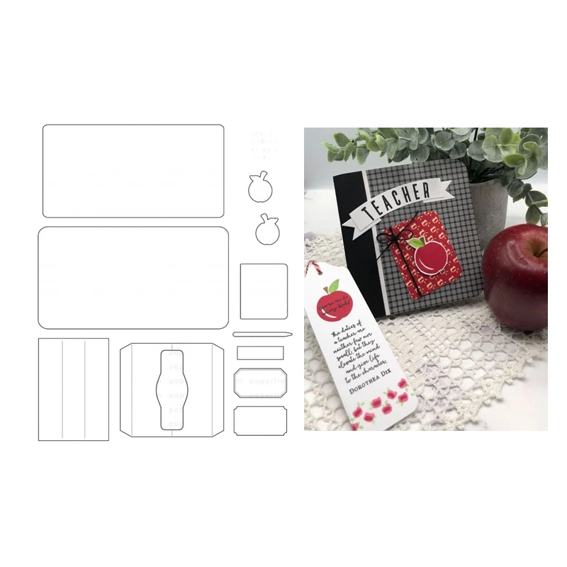 

Go-To Gift держатель для карт Book металлические Вырубные штампы, новинка 2022, Скрапбукинг для изготовления бумаги, фоновые рамки, открытка, ремесл...