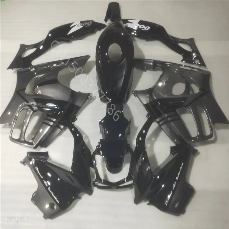 

Новый комплект обтекателей для мотоциклов HONDA CBR600F3 97 98 CBR600 F3 CBR 600F3 1997 1998 CBR600F3 97- 98, черно-серые обтекатели