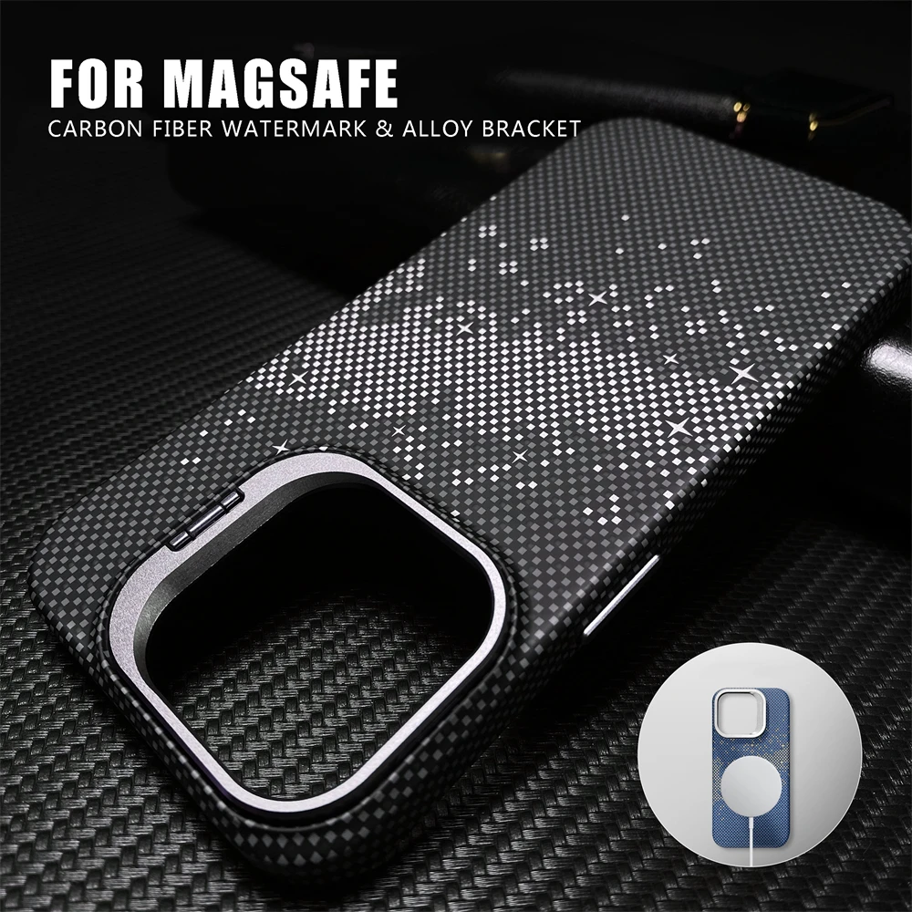 Металлический чехол для iPhone 16 Plus 15 14 13 Pro Max Magsafe Mganetic