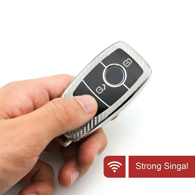 Чехол для ключа из углеродного волокна Mercedes-Benz GLC260L 300L GLB200