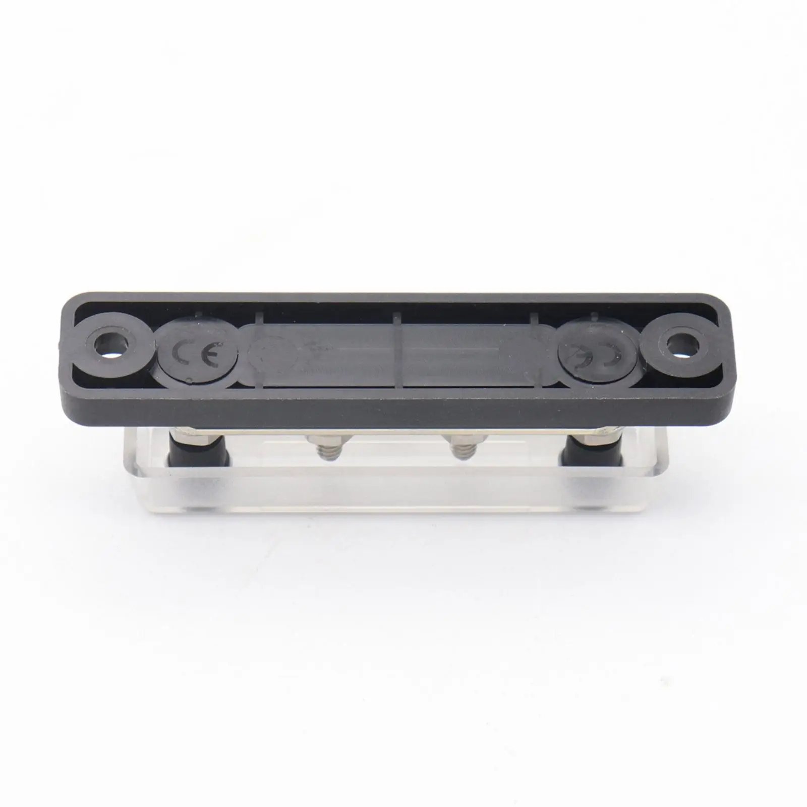 

Auto Marine Boat 4-Post Bus Bar Terminal Power and Ground Junction Distribution Block, Black