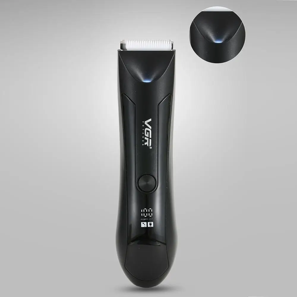 

Водонепроницаемый триммер для волос и лобковой бороды для мужчин и женщин, электробритва с шариками и устройство для ухода за телом, с перезаряжаемым керамическим лезвием