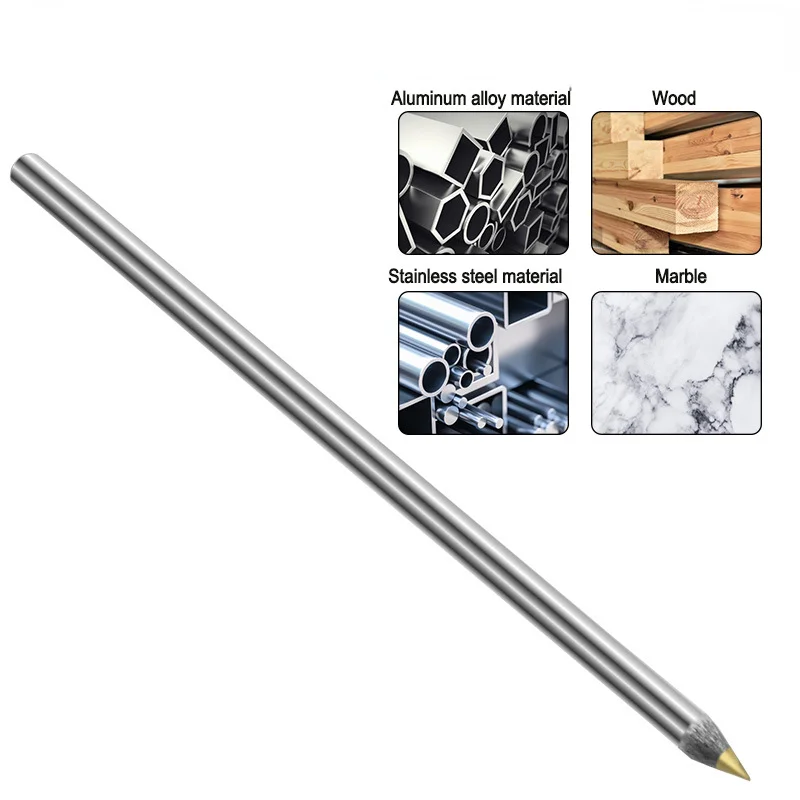 

Knife Glass Construction Scribing Diamond Pen Single-headed Construction Tools Tile Cutting Machine Carbide Tools Scribing