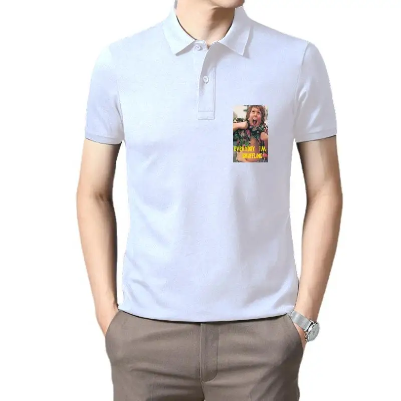 

Golf wear men Goonies Everyday I' Suffling O-neck Fashion Casual High Quality Print polo t shirt for men