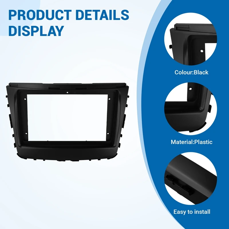 Рама для автомобильного радио 9 дюймов Ssangyong Rexton 2018 установка DVD GPS Mp5 комплект