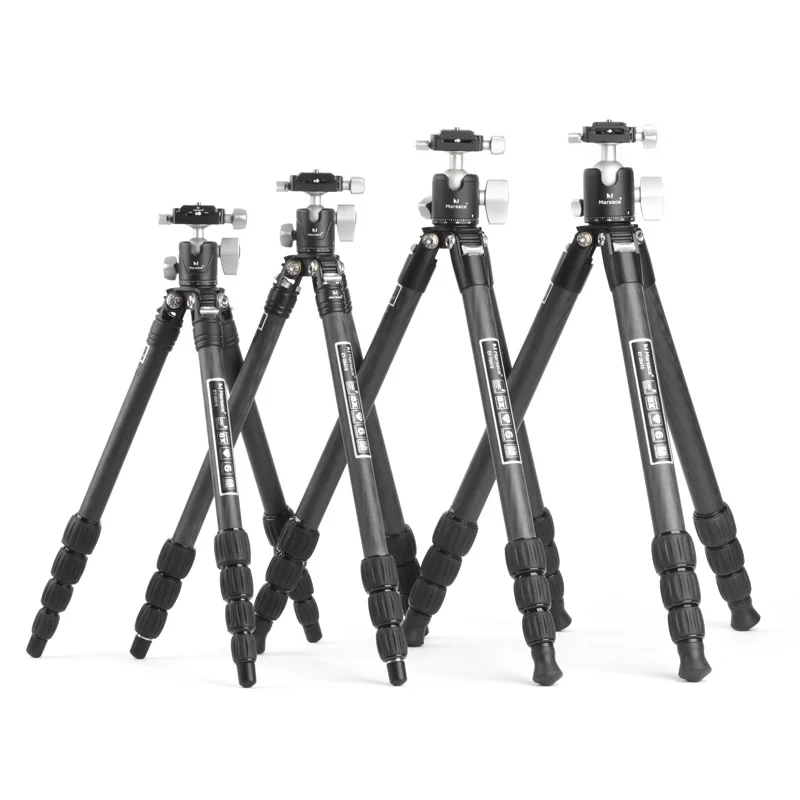 

Marsace ET-0551S ET-0541S ET-1541S ET-2541S Lightweight Portable Carbon Fiber Without Center Column Tripod Set