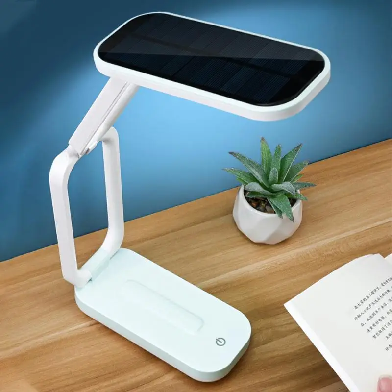

Светодиодная настольная лампа на солнечной батарее, складные регулируемые USB-лампы с 24 светодиодами для чтения