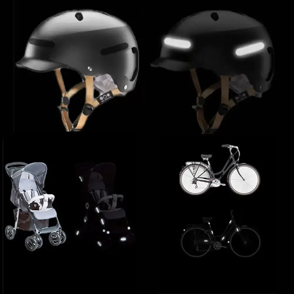 Светоотражающие наклейки для мотоцикла шлемы невидимые черные светоотражающие