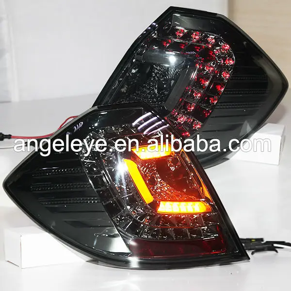 

For Honda Fit Jazz LED Tail Lamp hatchback Smoke Black SNV1 2009-2010