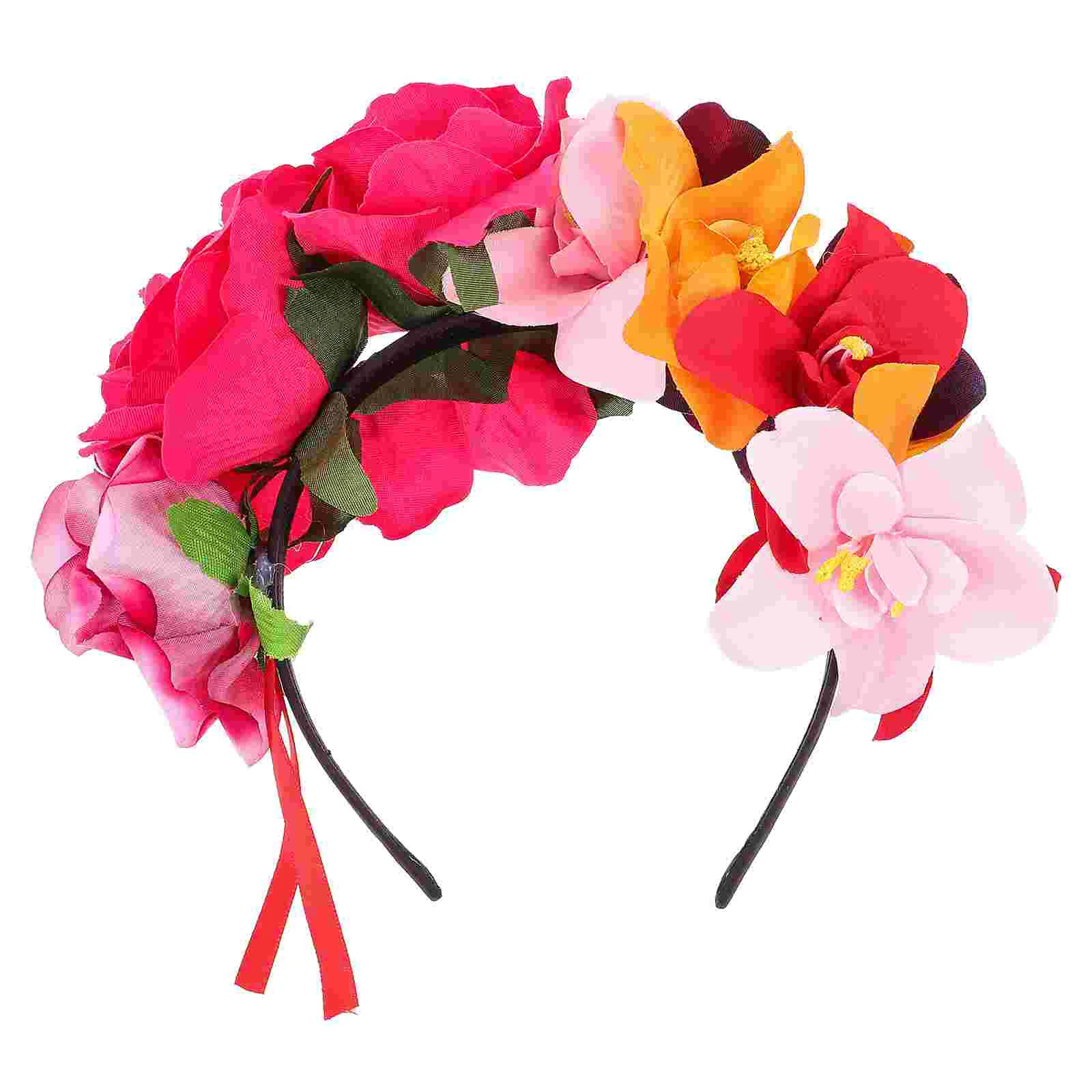 

Simulation Flower Hairband Halloween Headband Headdress Cosplay Prop Gift