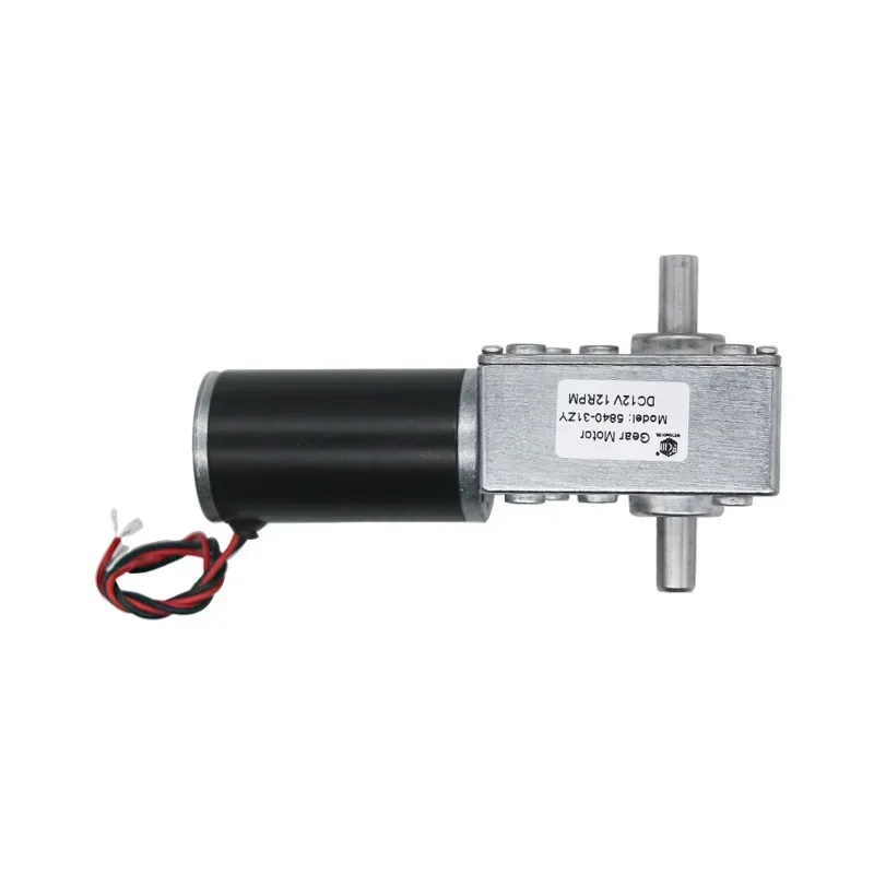 5840-31zy DC12V 24V 12RPM до 470RPM CW/CCW Червячный мотор-редуктор с двойным валом для