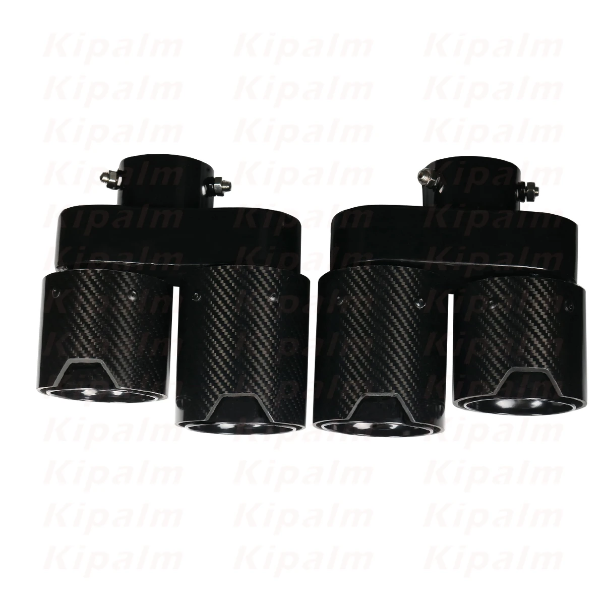 1 пара двойных труб из углеродного волокна M Performance наконечник глушителя