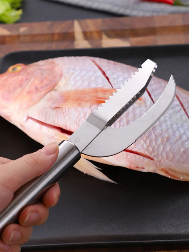 

Нож для рыбной чешуи, нож для очистки морепродуктов, рыбы, чешуи, ножи для очистки, нож для чистки, консервный нож, кухонные предметы, инструм...