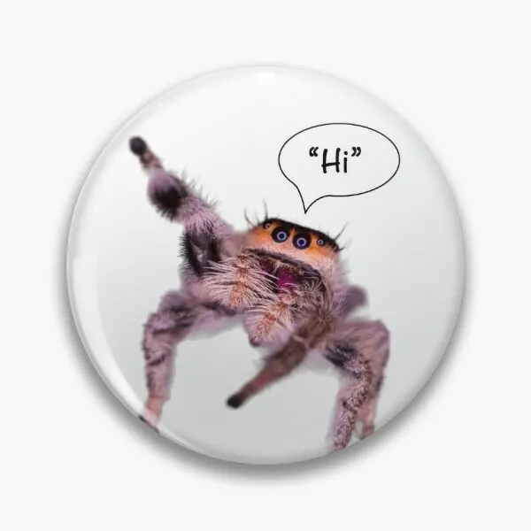 Мягкая булавка в виде Прыгающего паука для шляпы