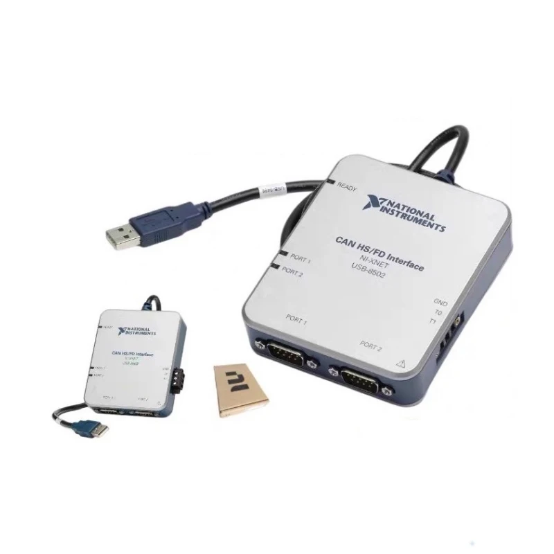 

USB-8502 Original HS/FD USB CAN Interface NI-XNET 784662-01 (Dual Port) Data Acquisition Card for NI National Instruments