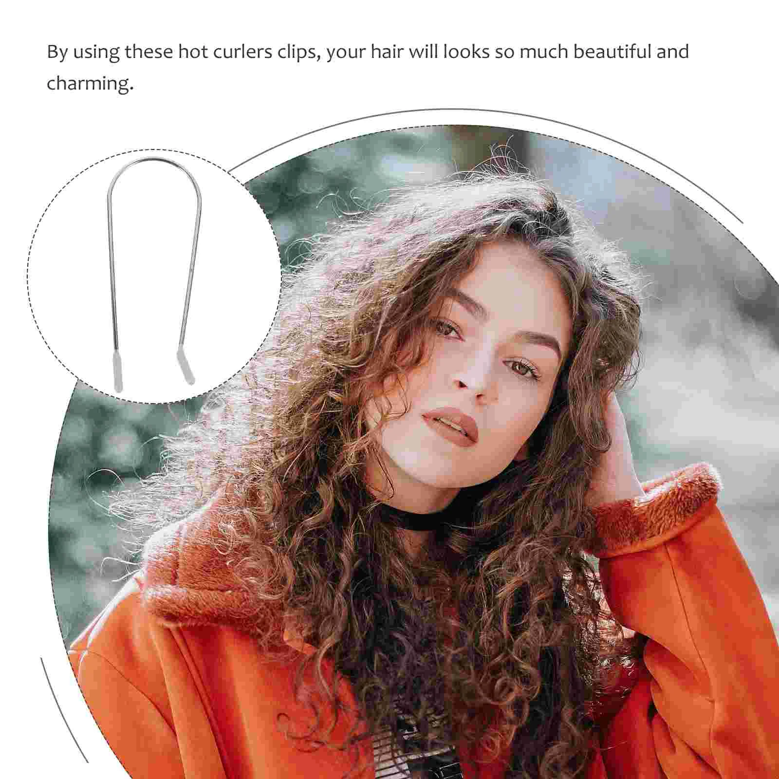 16 шт. заколка для волос U-образный зажим горячий ролик колесо прокрутки крепежные