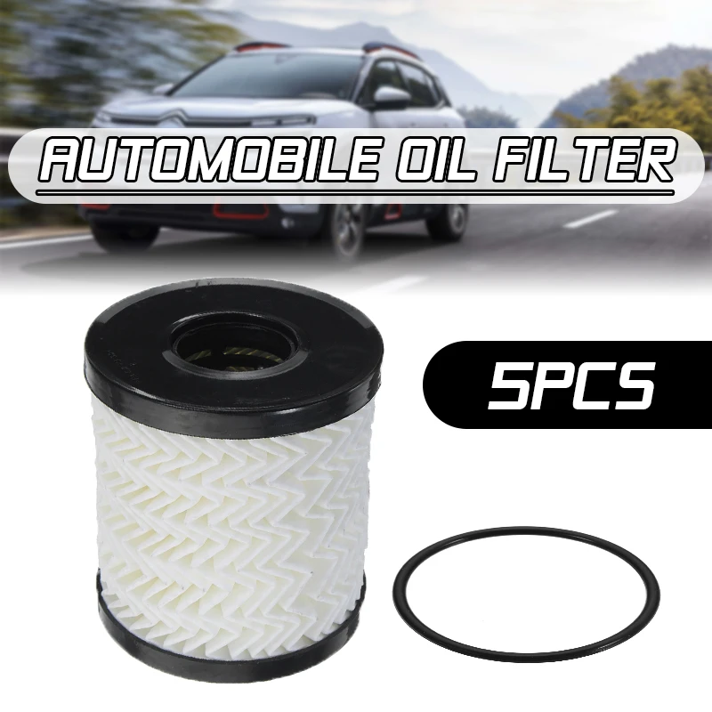 

1/5Pcs Car Oil Filter For Peugeot 307 206 207 408 508 For Citroen Elysee Picasso C2 C5 1109.3X Automotive Oil Filter Accessories