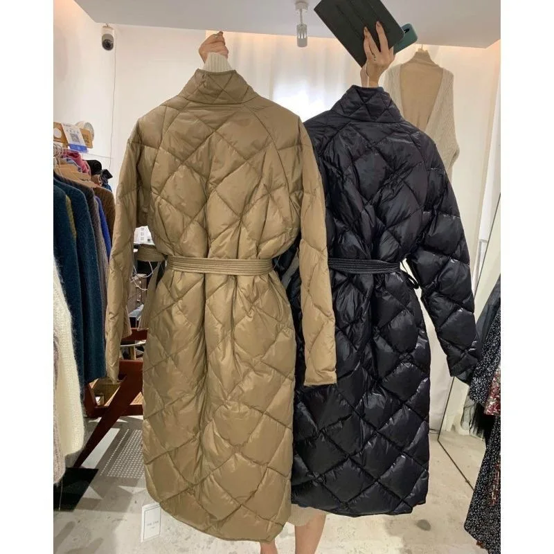 2022 Winter New Long Cotton Clothing Warm and Thick Fleece Fashion Jacket Womens Parkas