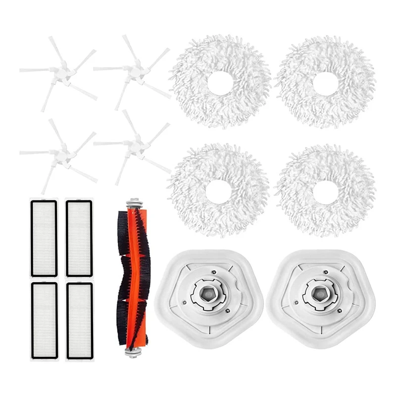 

Vacuum Cleaner Main Brush Side Brush HEPA Filter Spare Parts Kit Compatible For Dreame W10 W10pro