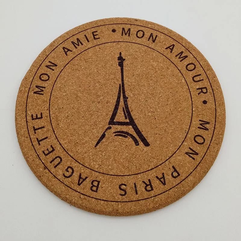 

Круглый деревянный кухонный коврик