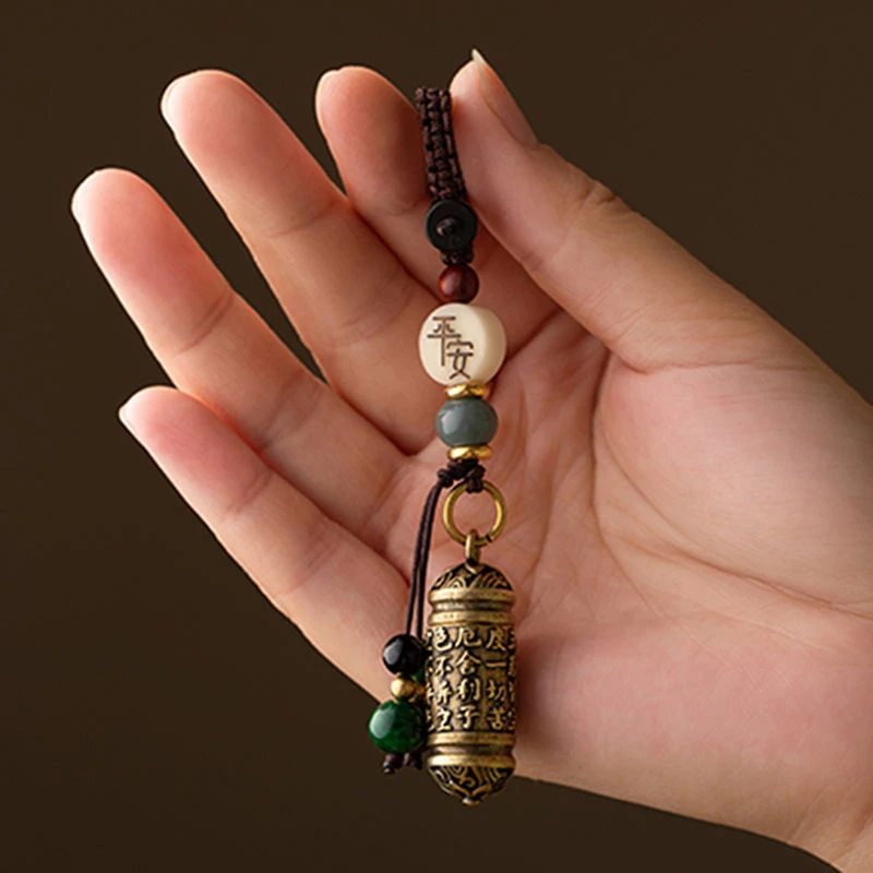 1 шт. латунный буддистский браслет с шестью словами |