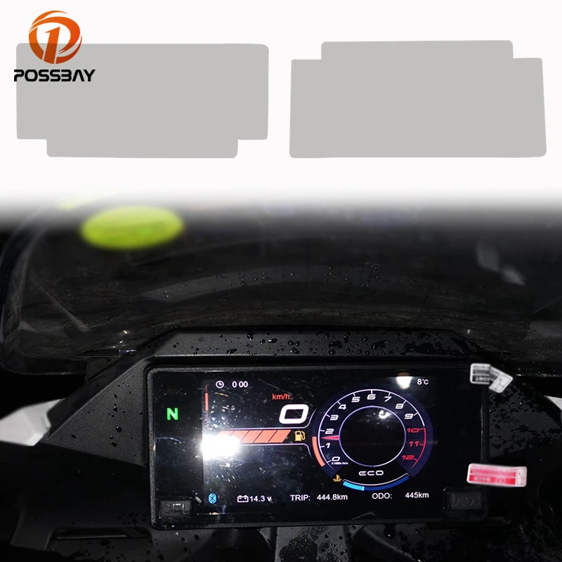 

2 Pcs Motorcycle Cluster Scratch Protection Film Dashboard Screen Protector Pantalla for CFMOTO 250NK 400GT 650GT Accessories