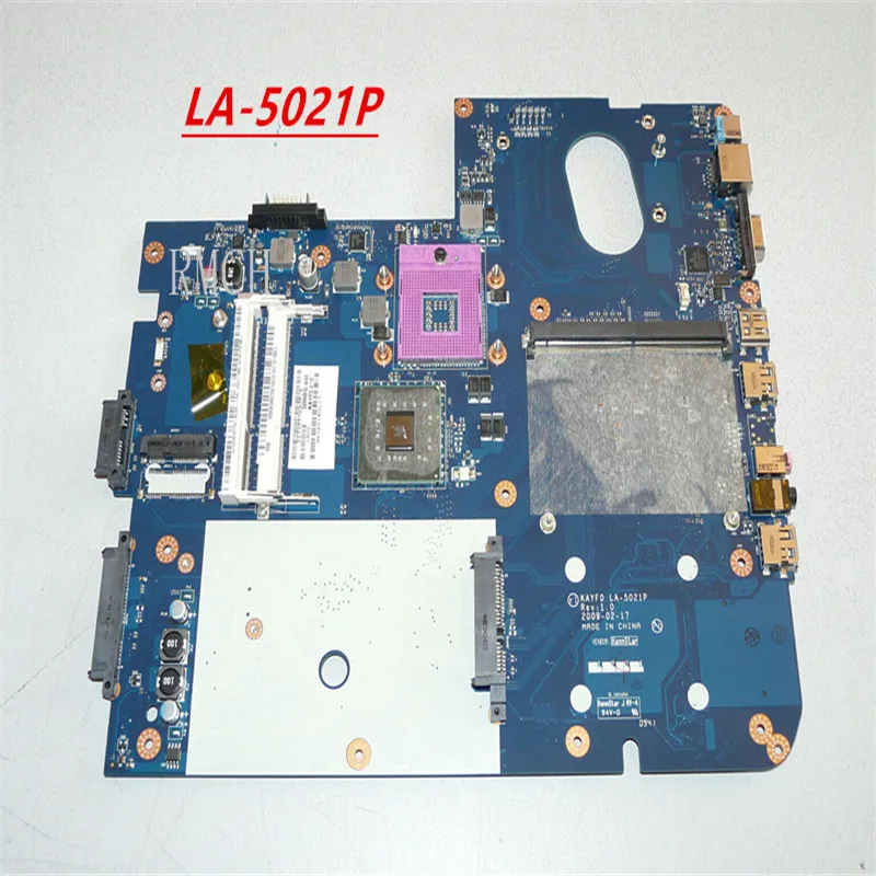 Mainboard KAYF0 LA-5021P Rev 1.0 FOR Packard Bell EasyNote LJ65 Notebook