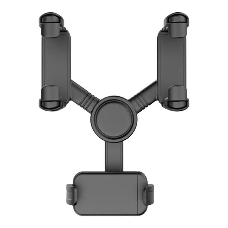 

Держатель для телефона с зеркалом, выдвижной вращающийся держатель телефона для автомобиля, 4 клипсы, стабильный Регулируемый нескользящий автомобильный аксессуар для интерьера