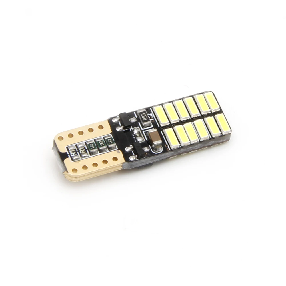 

2023 New Low Power 12V T10 4014 24 LED Turn Signal Replace for Back Up Reverse Lights Tail Brake Inversion