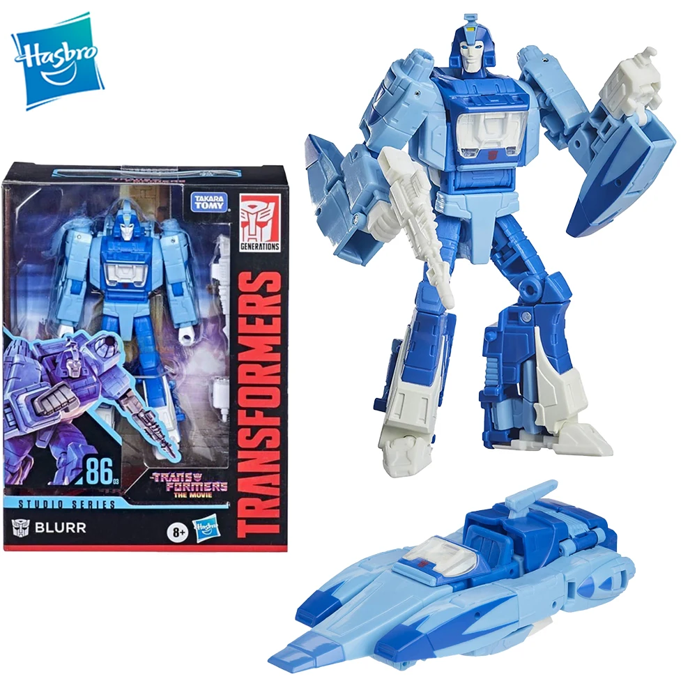 [В наличии] Трансформеры Hasbro Studio Series SS86-03 Blurr Deluex Оригинальные фигурки персонажей из фильма Коллекционные Подарочные игрушки