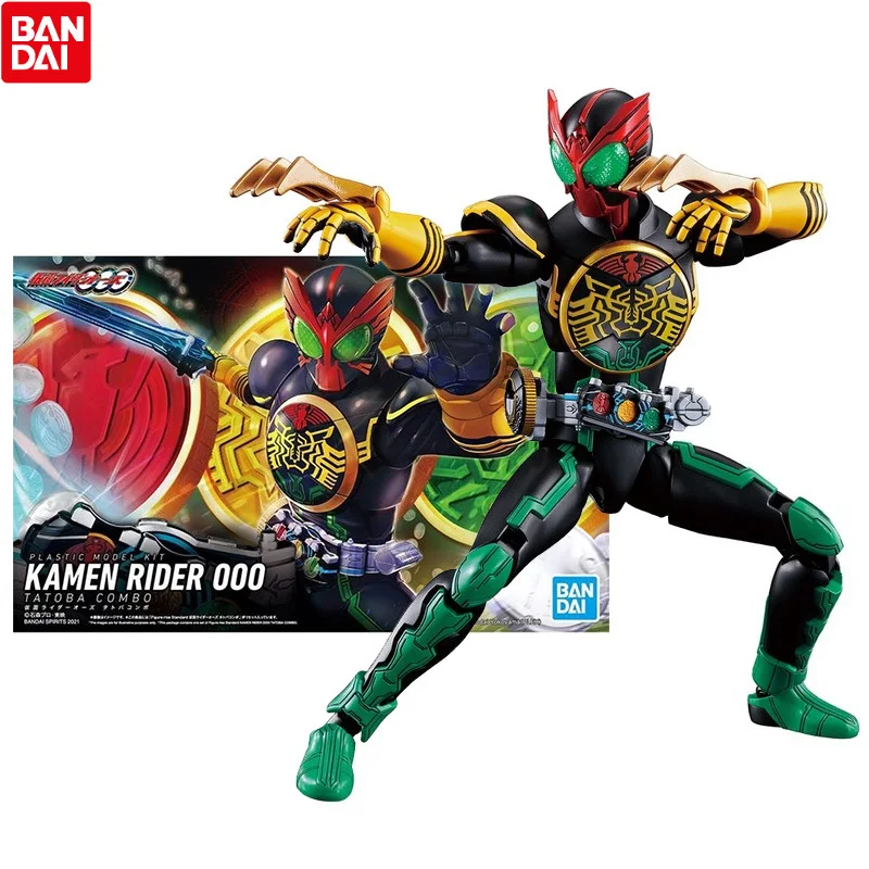 

Bandai Genuine Kamen Rider Action Figure FRS OOO TaToBa Combo Collection Movable Model Anime Action Figure Toys for Children