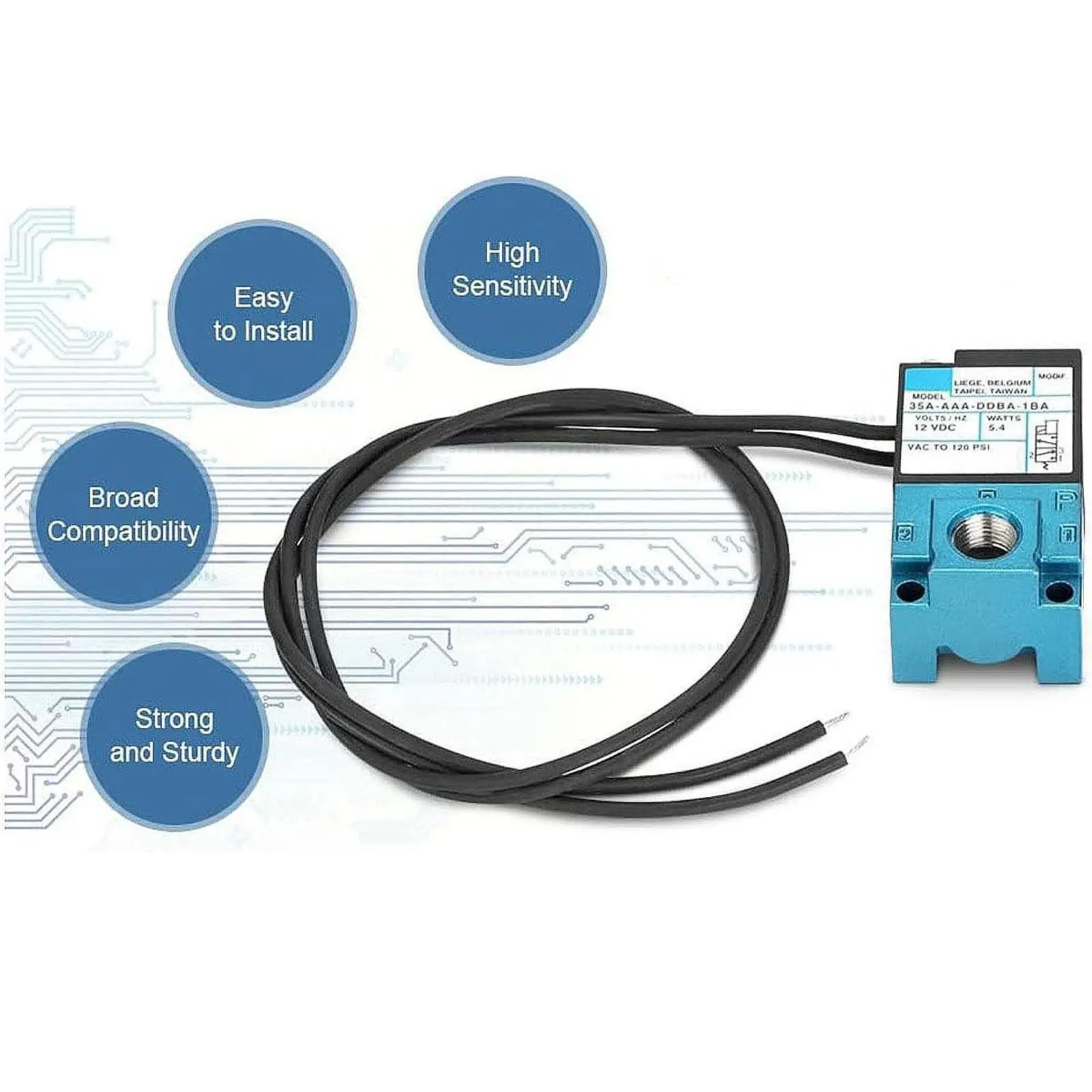 35A-AAA-DDBA-1BA Электромагнитный Клапан 5