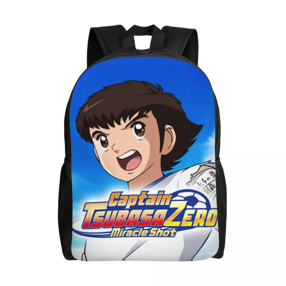 

Дорожный рюкзак Captain Tsubasa для мужчин и женщин, классический школьный ранец для книг с рисунком аниме, для мальчиков, для занятий футболом, студенческий рюкзак