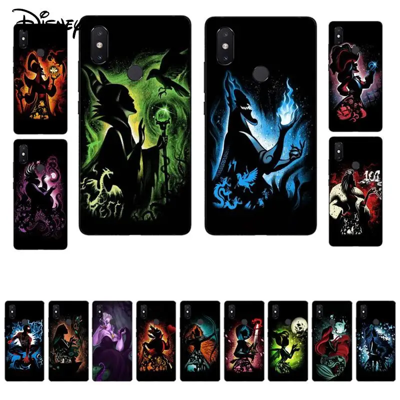 

Disney Villain Disney Princess Phone Case for Xiaomi mi 8 9 10 lite pro 9SE 5 6 X max 2 3 mix2s F1