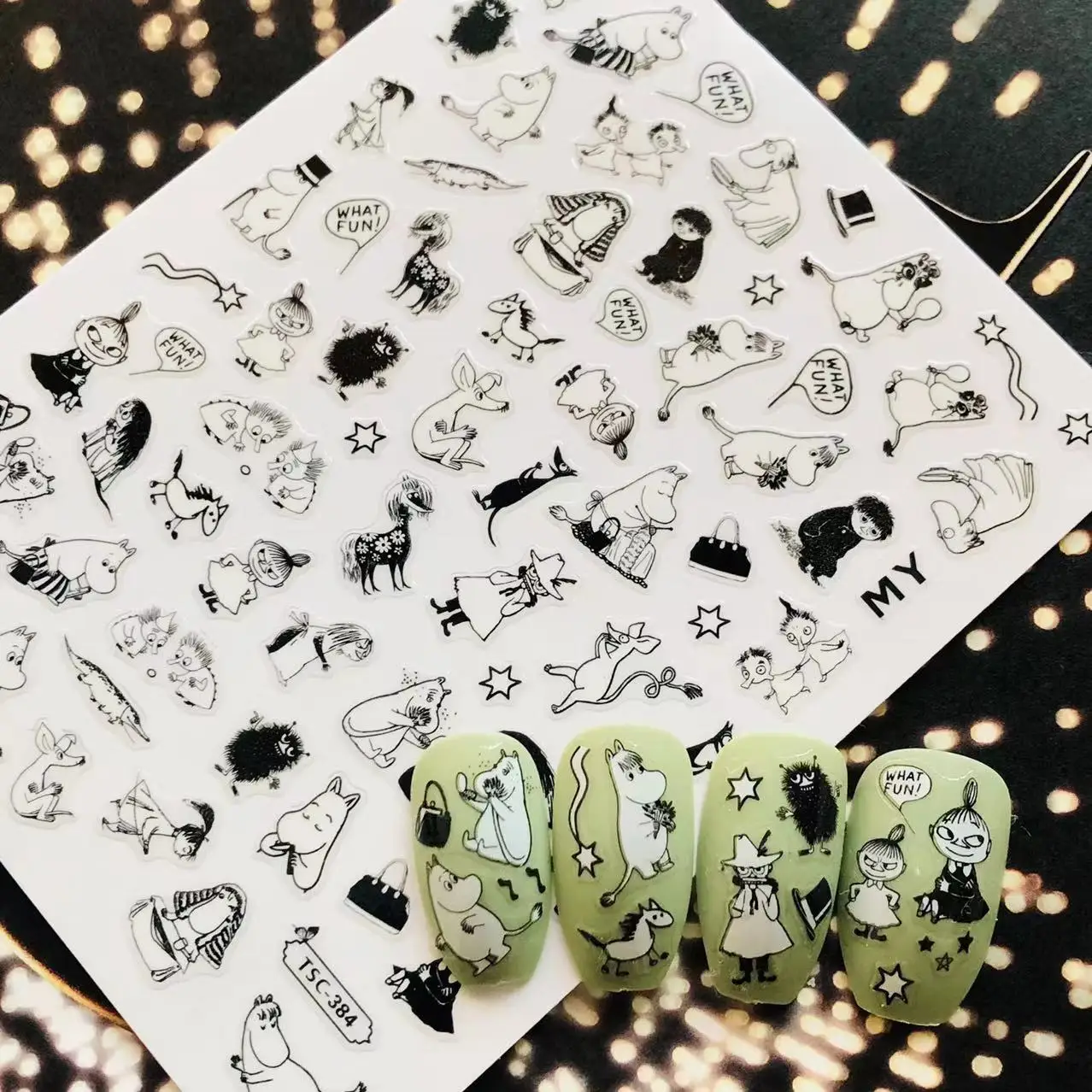 Новинка 3d-наклейка для дизайна ногтей в виде маленькой собаки - Цена: 157.31