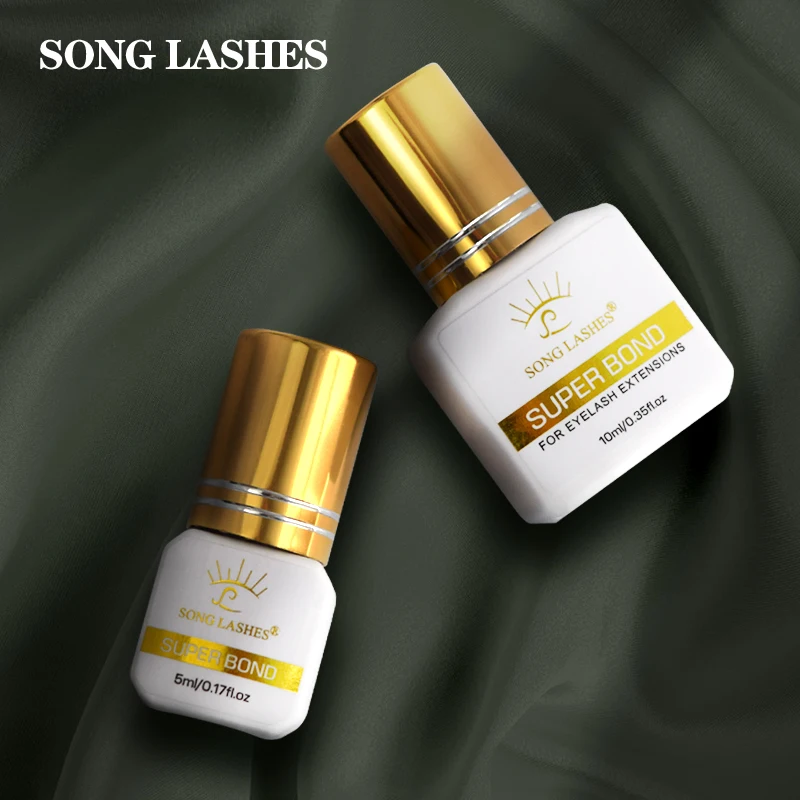 

SONG LASHES 5ml 1 Second Fast Drying Strong False Eye Lash Extension Glue Adhesive Retention 5-7 Weeks Low Smell Eyelash Glue