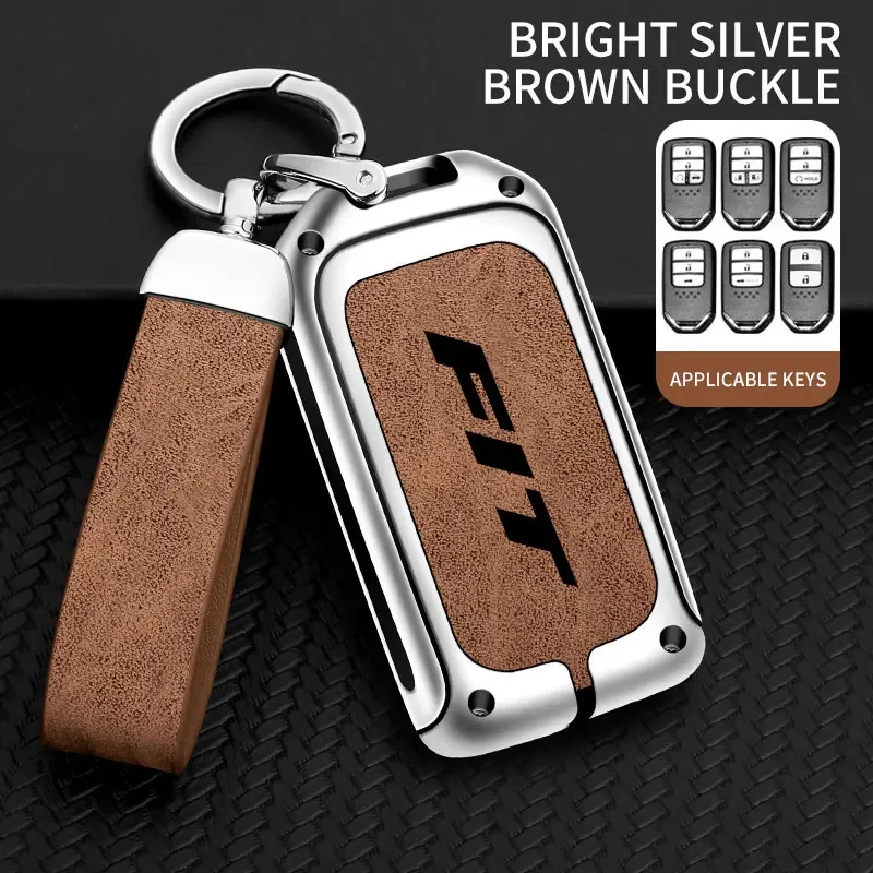 

Чехол для автомобильного ключа из цинкового сплава для Honda FIT 2017 Accord 2003-2007 Cr- v Freed Pilot CRV чехол Jade Crider Odyssey