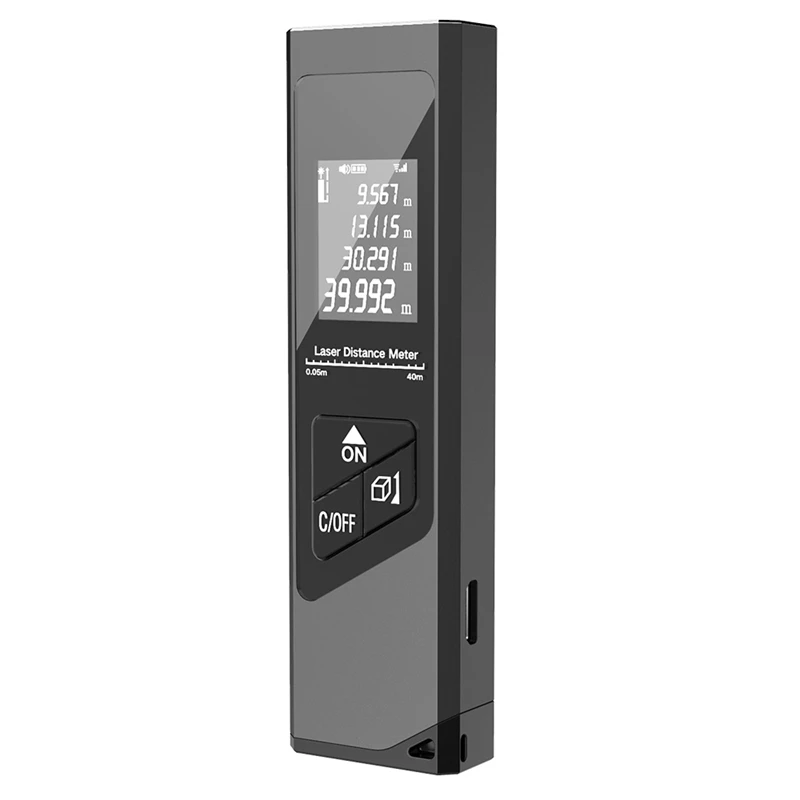 

GTBL Handle Laser-Distance Meter 40M Digital Laser-Distance Meter USB Charging Rangefinder Laser-Distance Meter Measurement