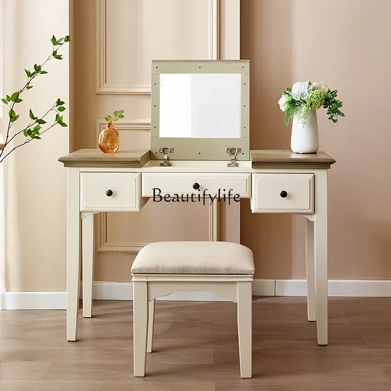 Американский светлый роскошный современный простой комод для спальни из