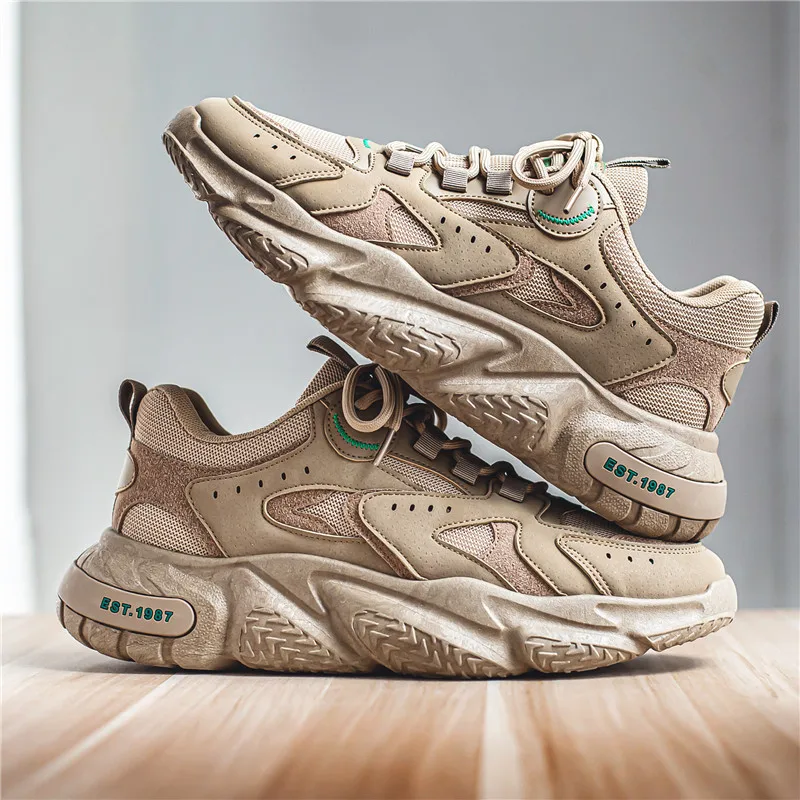 Fashion Sneakers Spring New Men Shoes Breathable Running Shoes Comfortable Casual Shoes Mesh Athletic Shoes for Men